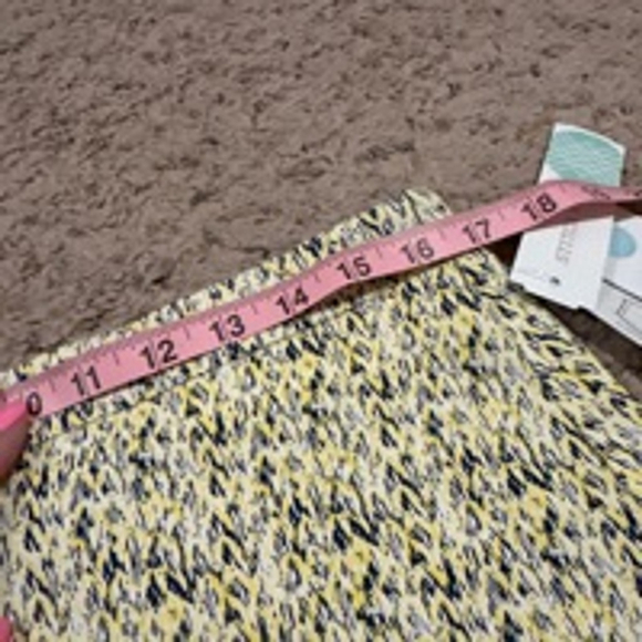 Women's Margaret M Skirt Size L Yellow Black - Picture 4 of 7